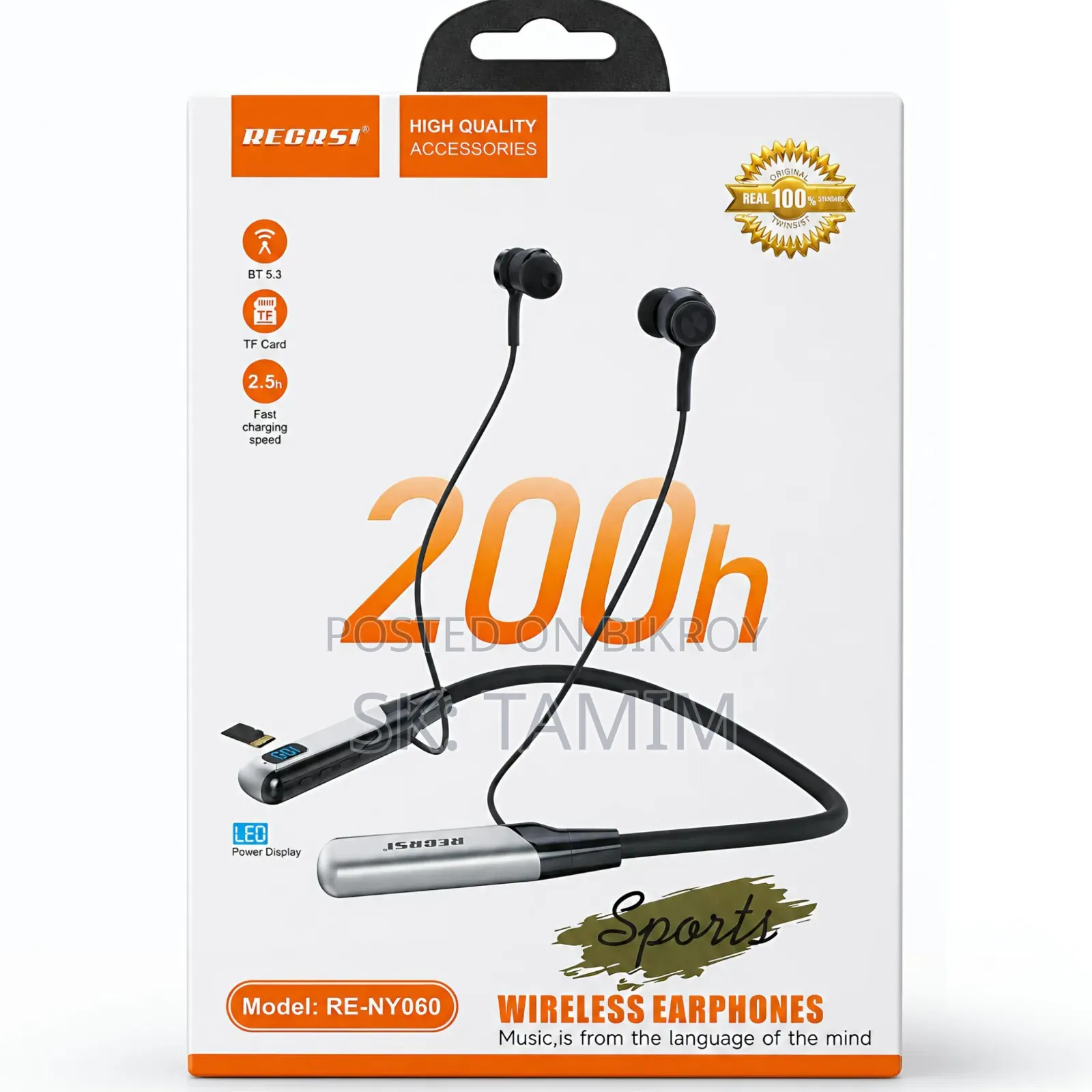 REMAX RE-200H Bluetooth Neckband