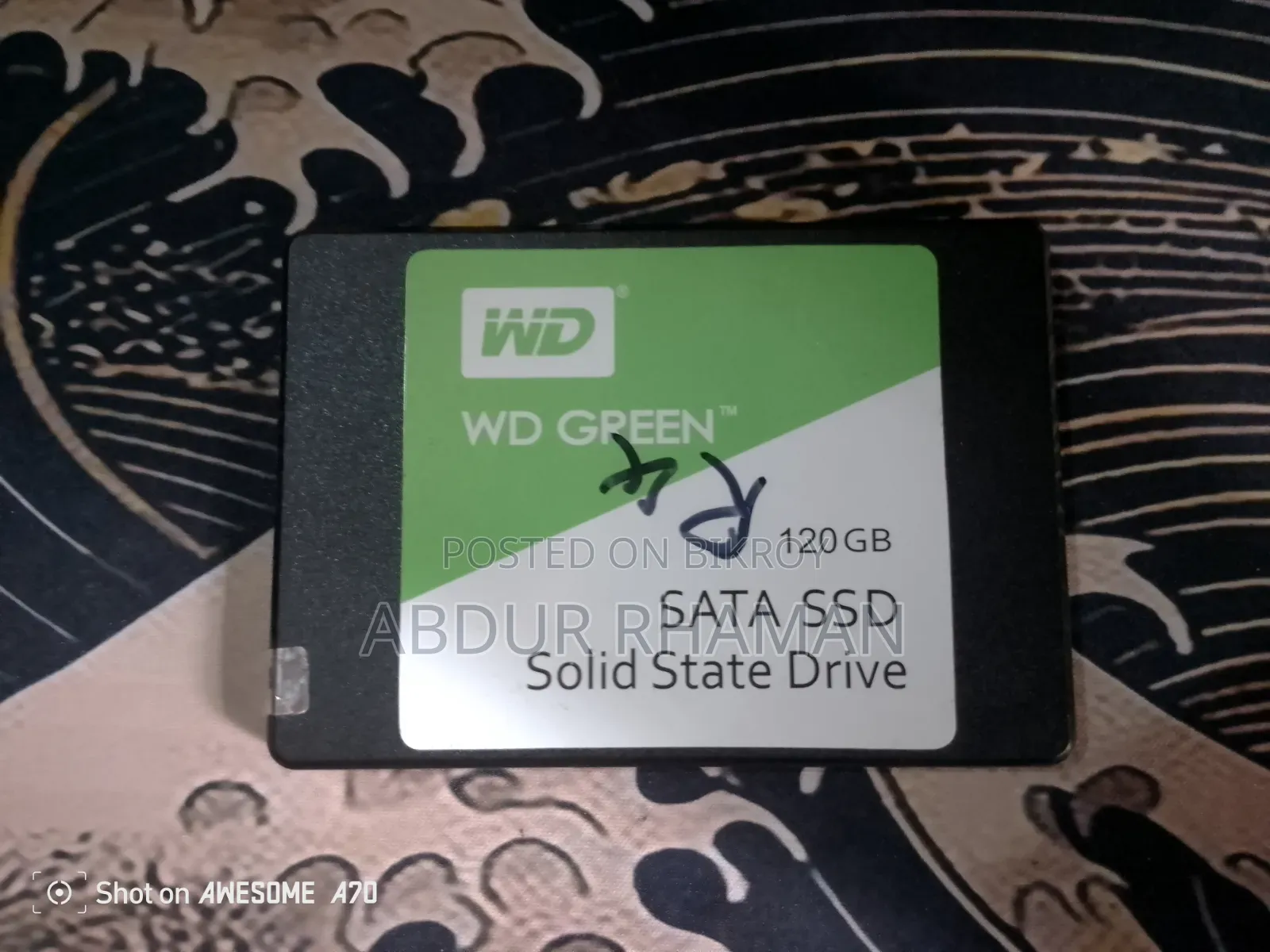 Wd Green 120gb Sata SSD ফ্রেশ কন্ডিশন