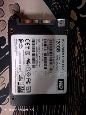 Wd Green 120gb Sata SSD ফ্রেশ কন্ডিশন