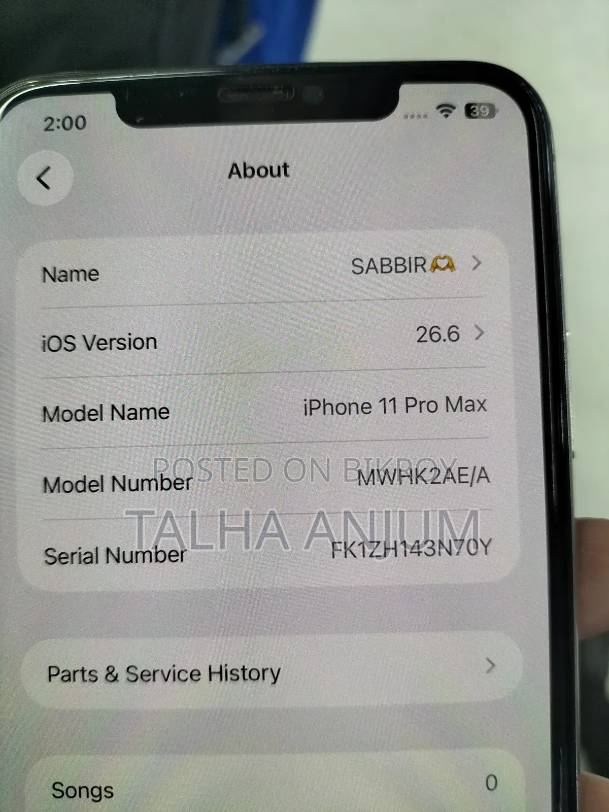 Apple iPhone 11 Pro Max 256 GB White