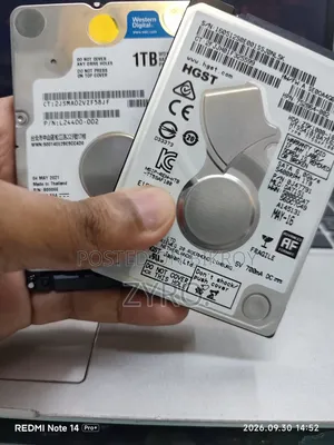 1TB Laptop HDD Slim.