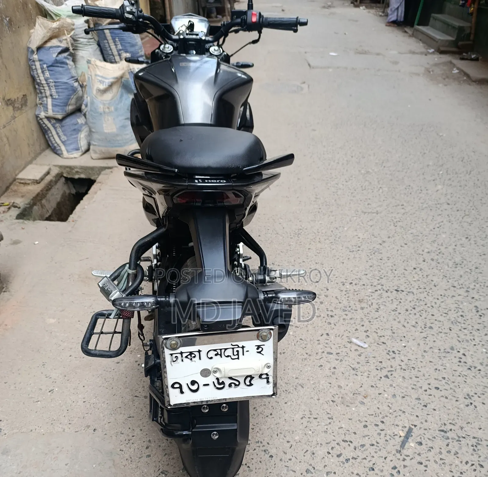 নিউ হিরো এক্সট্রিম ১২৫আর ২০২৫ ব্ল্যাক