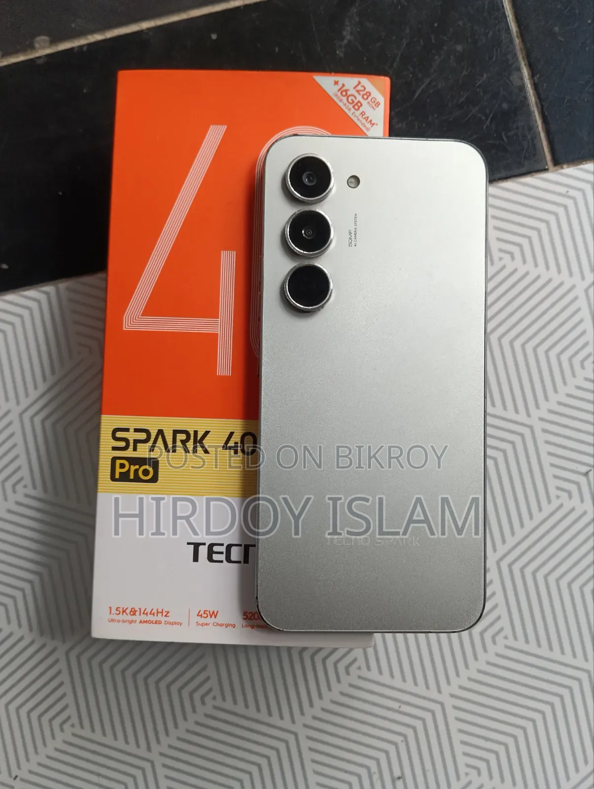 Tecno Spark 40 Pro 128 GB Gray