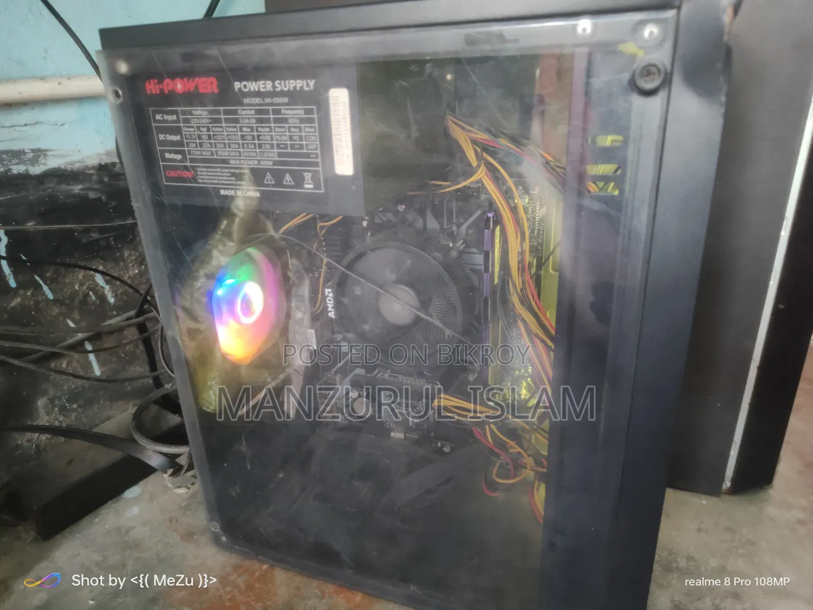 Desktop Computer 8GB AMD Ryzen 5 SSD 256GB