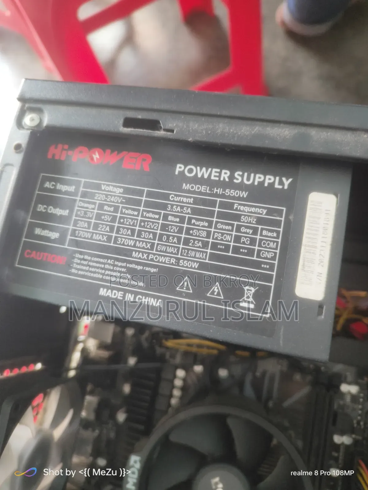 Desktop Computer 8GB AMD Ryzen 5 SSD 256GB