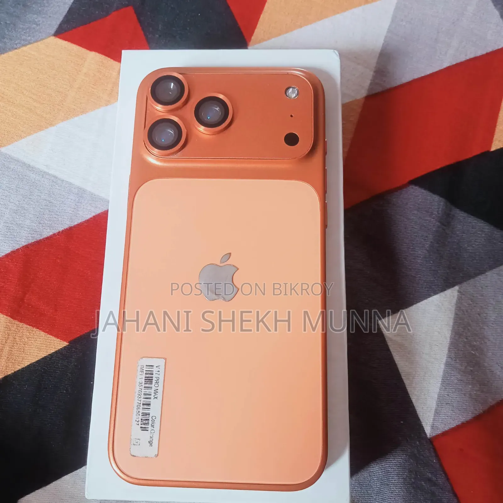Apple iPhone 17 Pro Max 256 GB Orange
