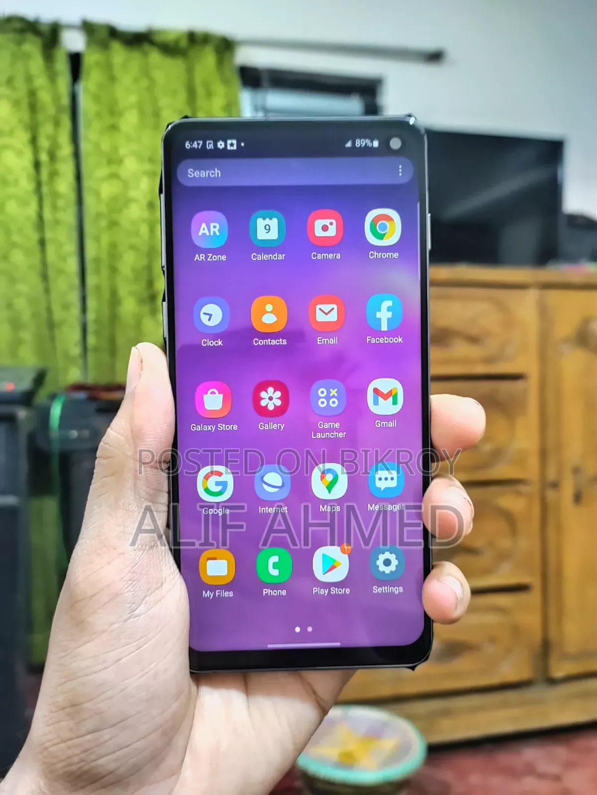 স্যামসাং গ্যালাক্সি এস১০ ১২৮ জিবি ব্ল্যাক