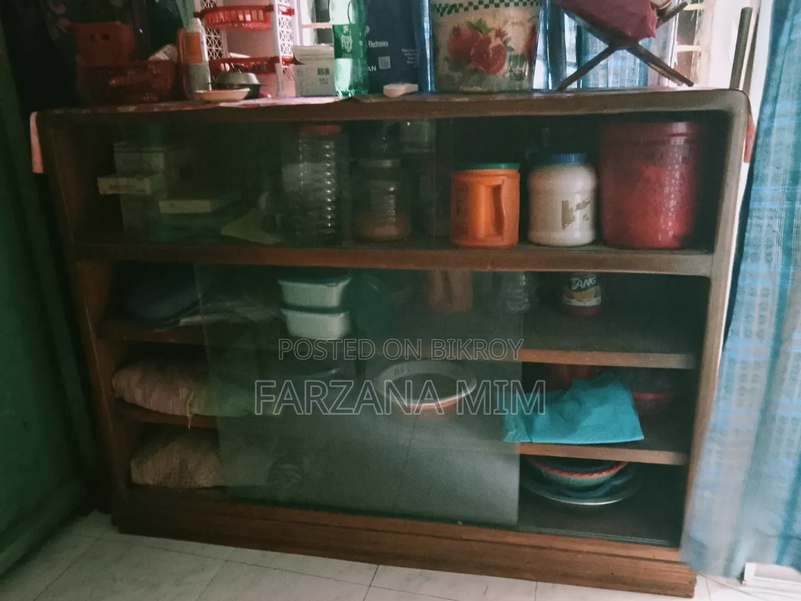 Teak Wood Showcase