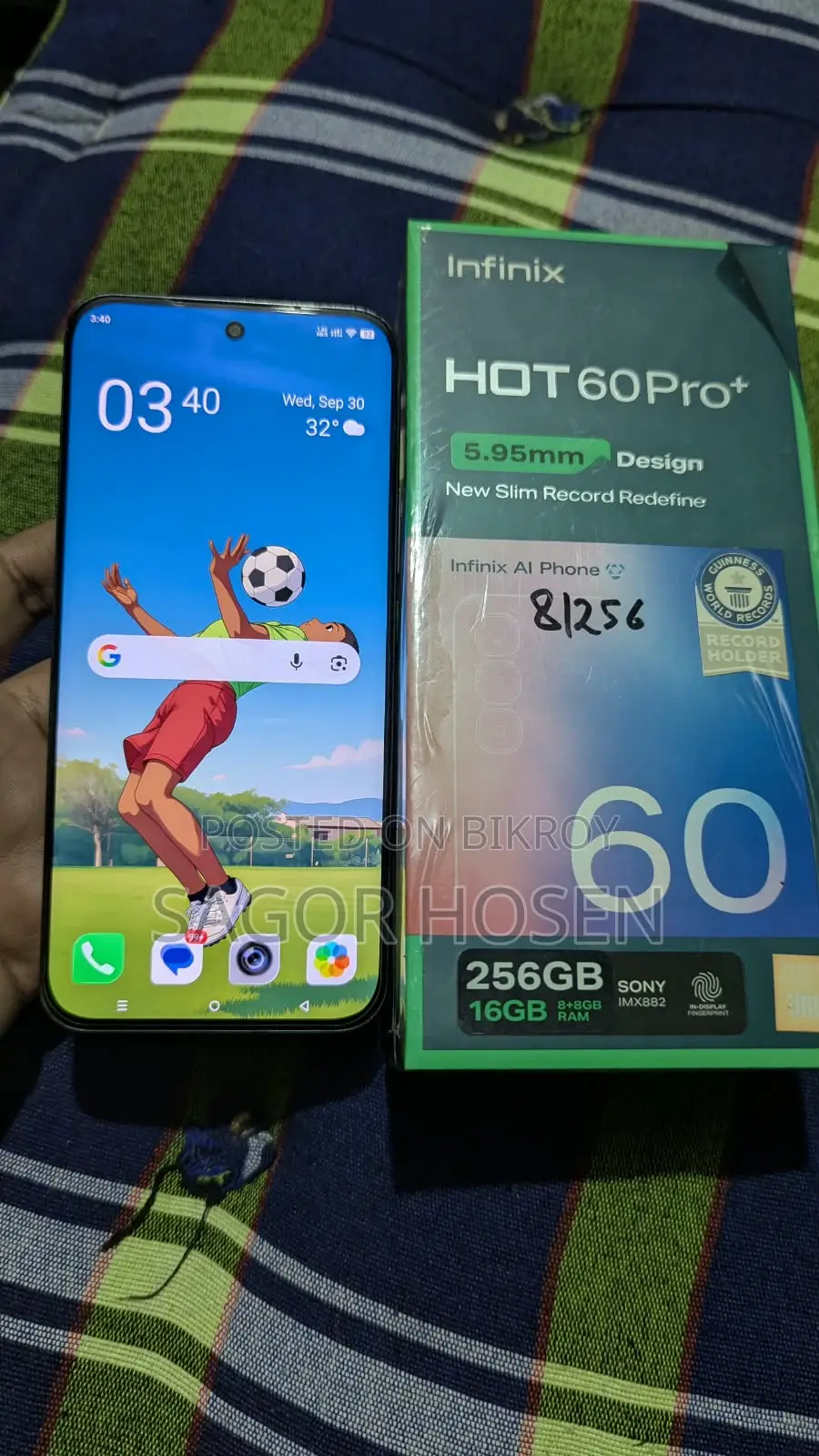 Infinix Hot 60 Pro+ 256 GB Blue