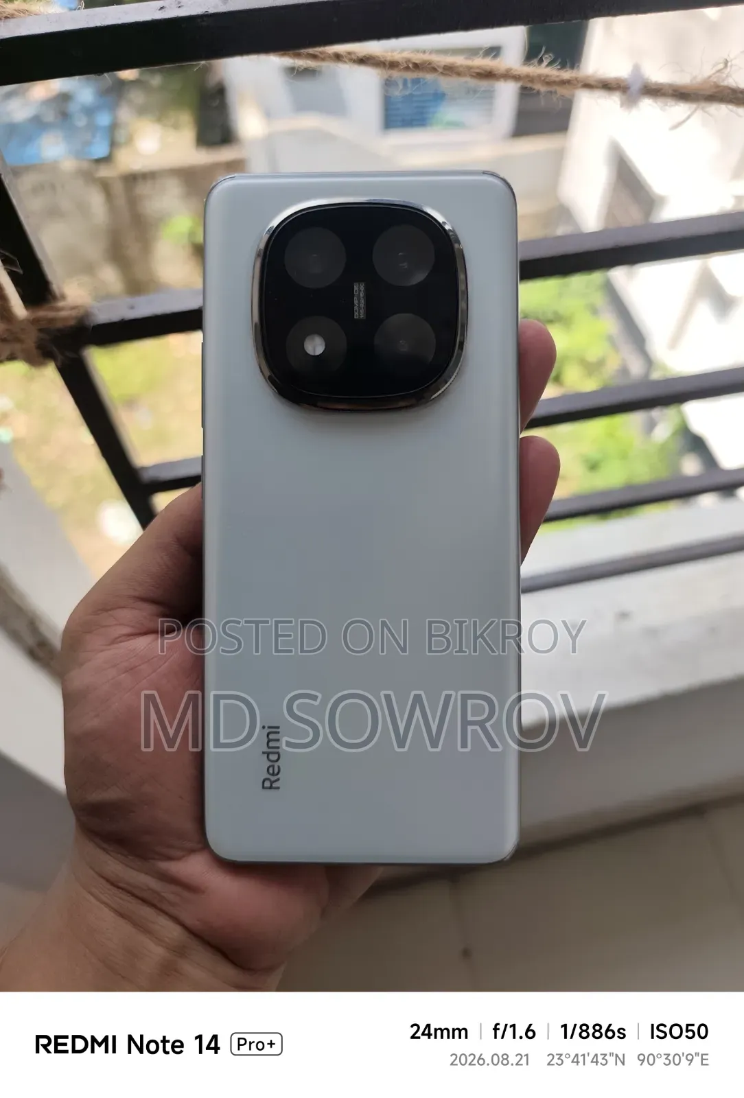 Xiaomi Redmi Note 14 Pro+ 256 GB White