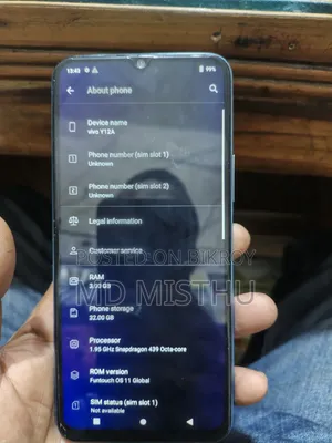 Vivo Y12 32 GB Blue