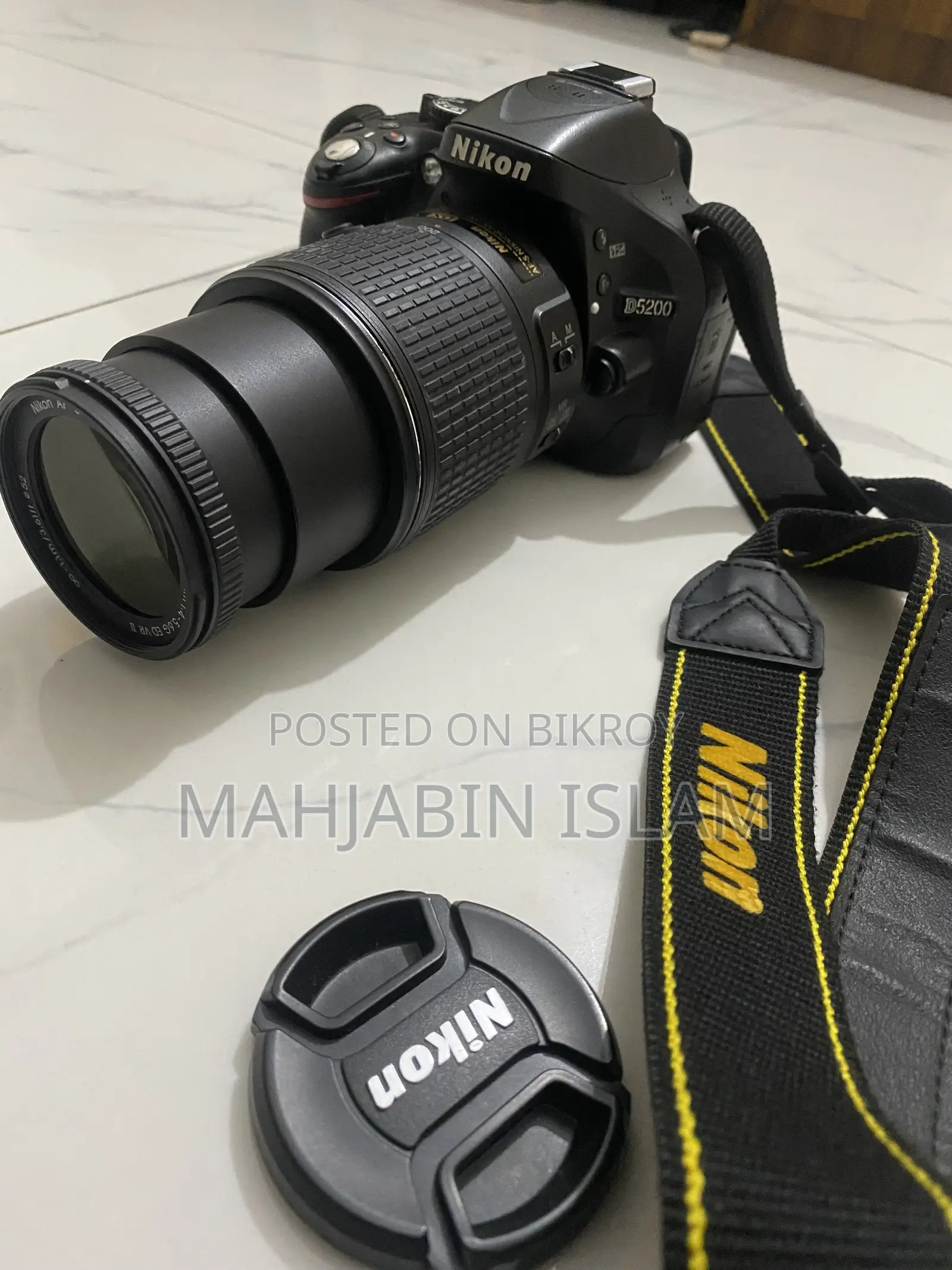 Nikon D5200 Camera With 18-55 Mm Zoom Lens