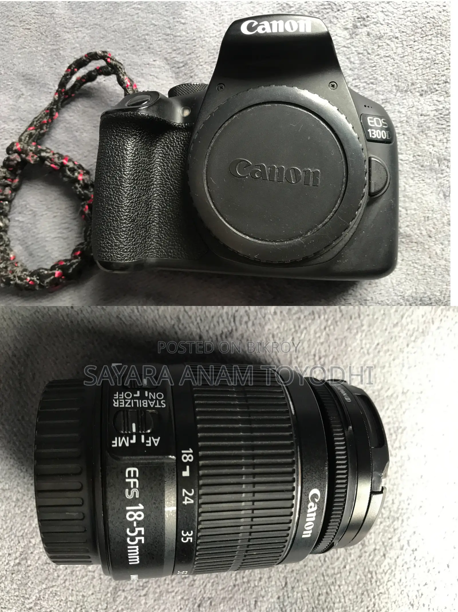 Canon 1300D + 18-55mm IS Lens