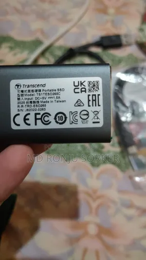 Transcend ESD265C 1TB Portable SSD | USB 3.2 Gen 2 | High Speed