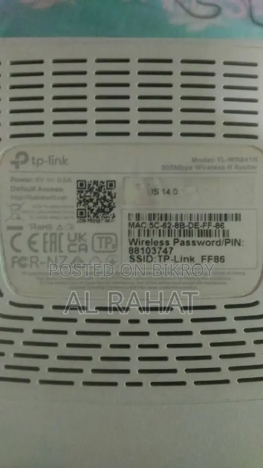 TP-Link TL-WR841N WiFi Router, 300Mbps Wireless Router