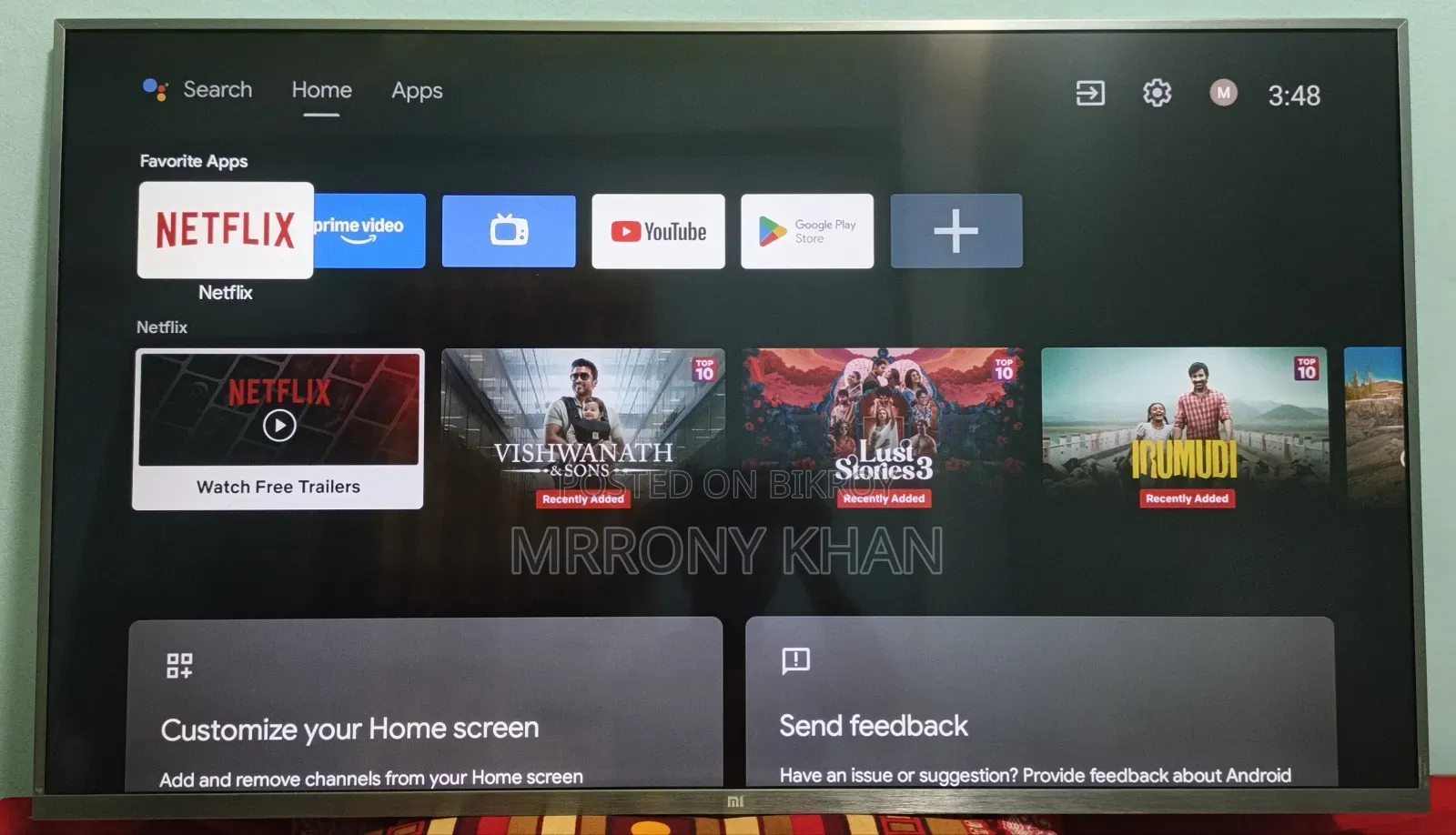 Xiaomi MI 43 Inche 4K Smart Android Voice Control TV