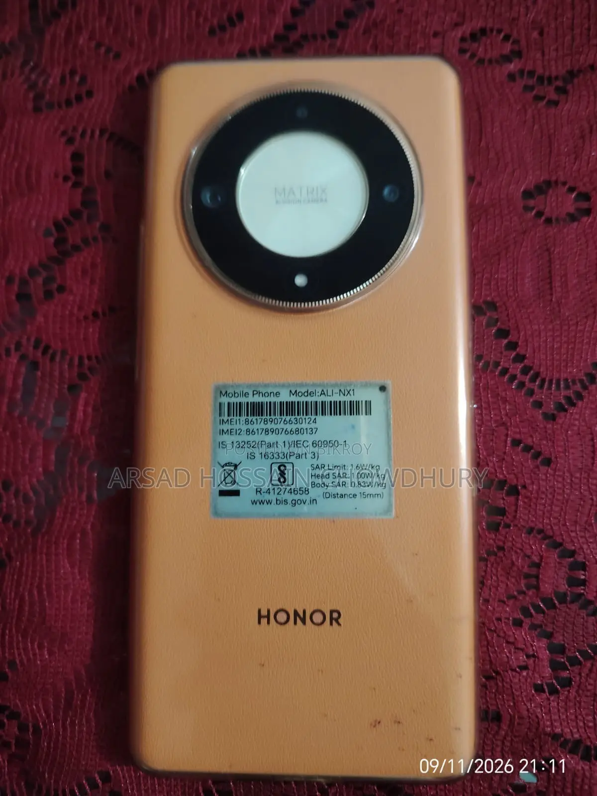Honor X9b ২৫৬ জিবি কমলা
