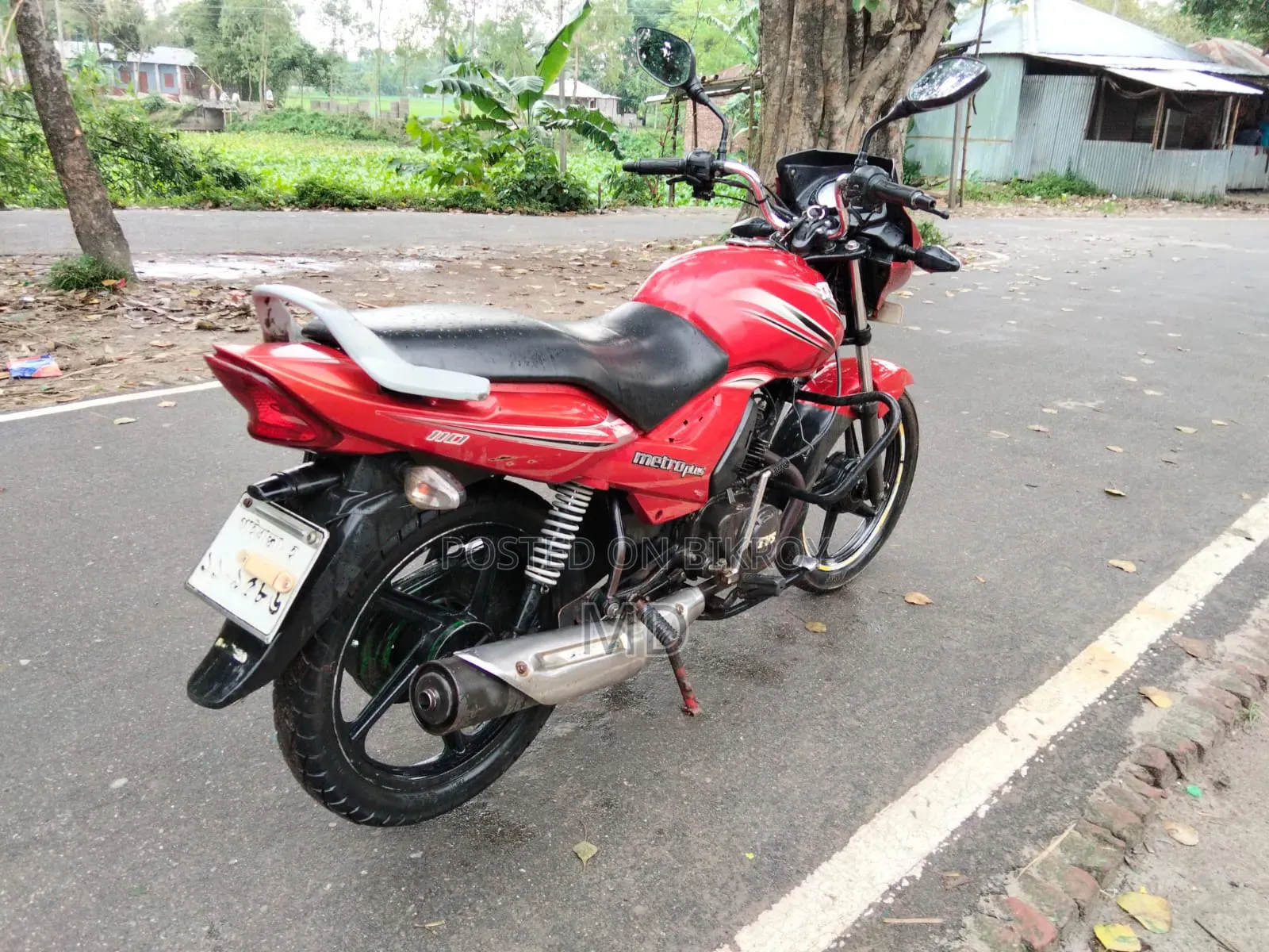 TVS Metro Plus 2016 Red