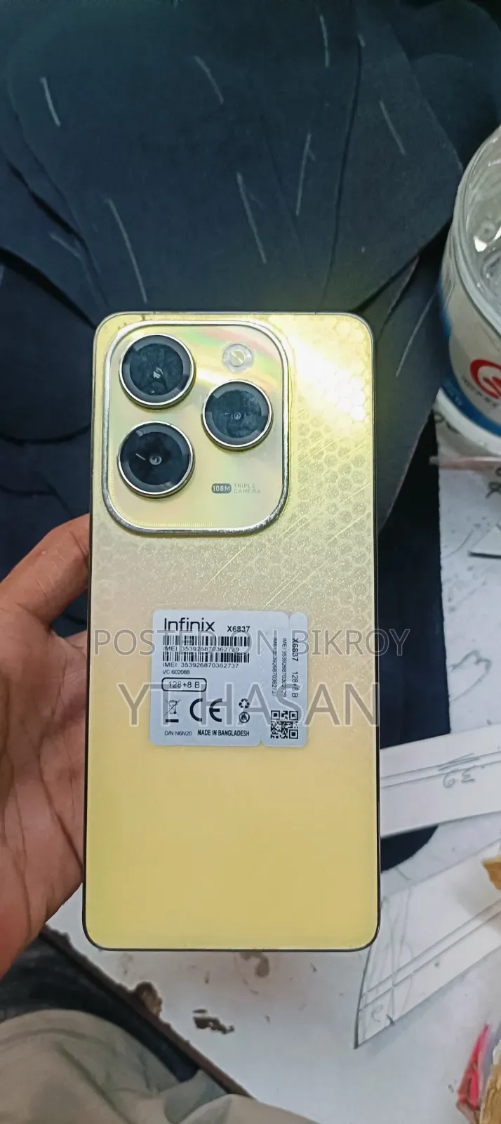 New Infinix Hot 40 Pro 128 GB Yellow