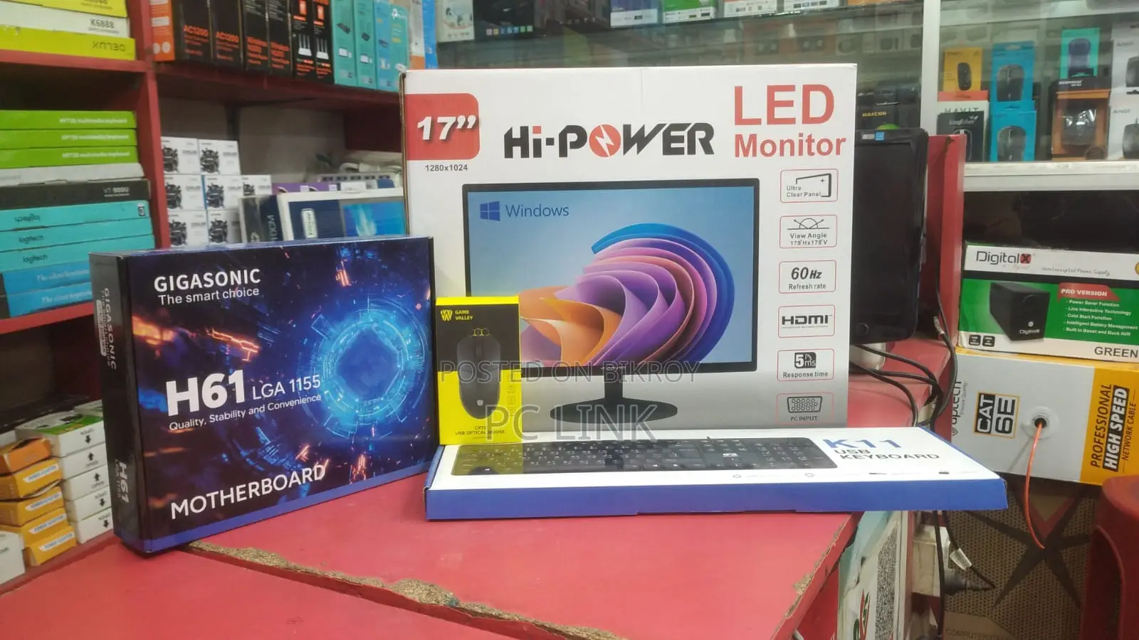 নতুন ডেস্কটপ কম্পিউটার 4GB Intel Core i3 HDD 500GB