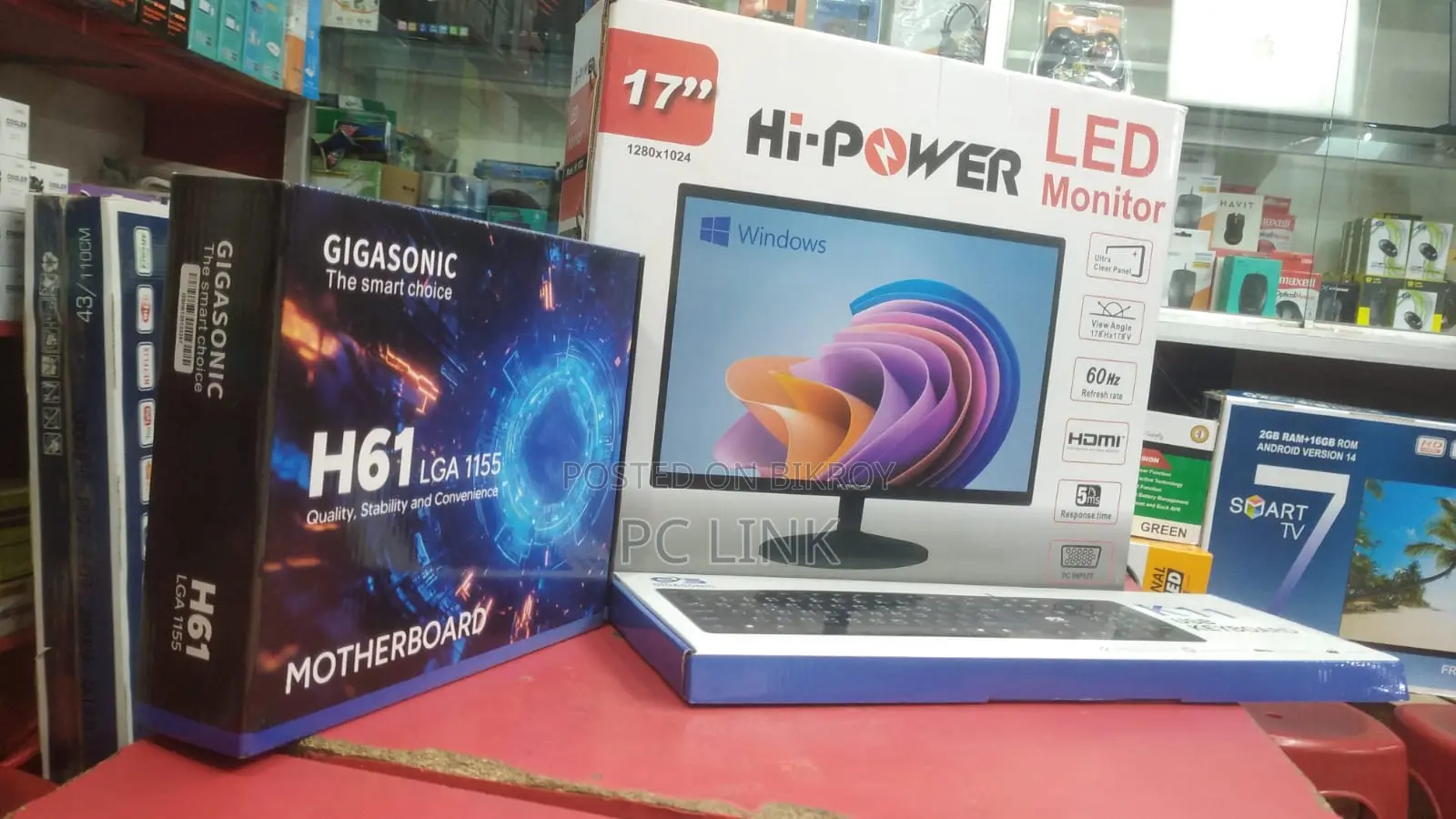 নতুন ডেস্কটপ কম্পিউটার 4GB Intel Core i3 HDD 500GB