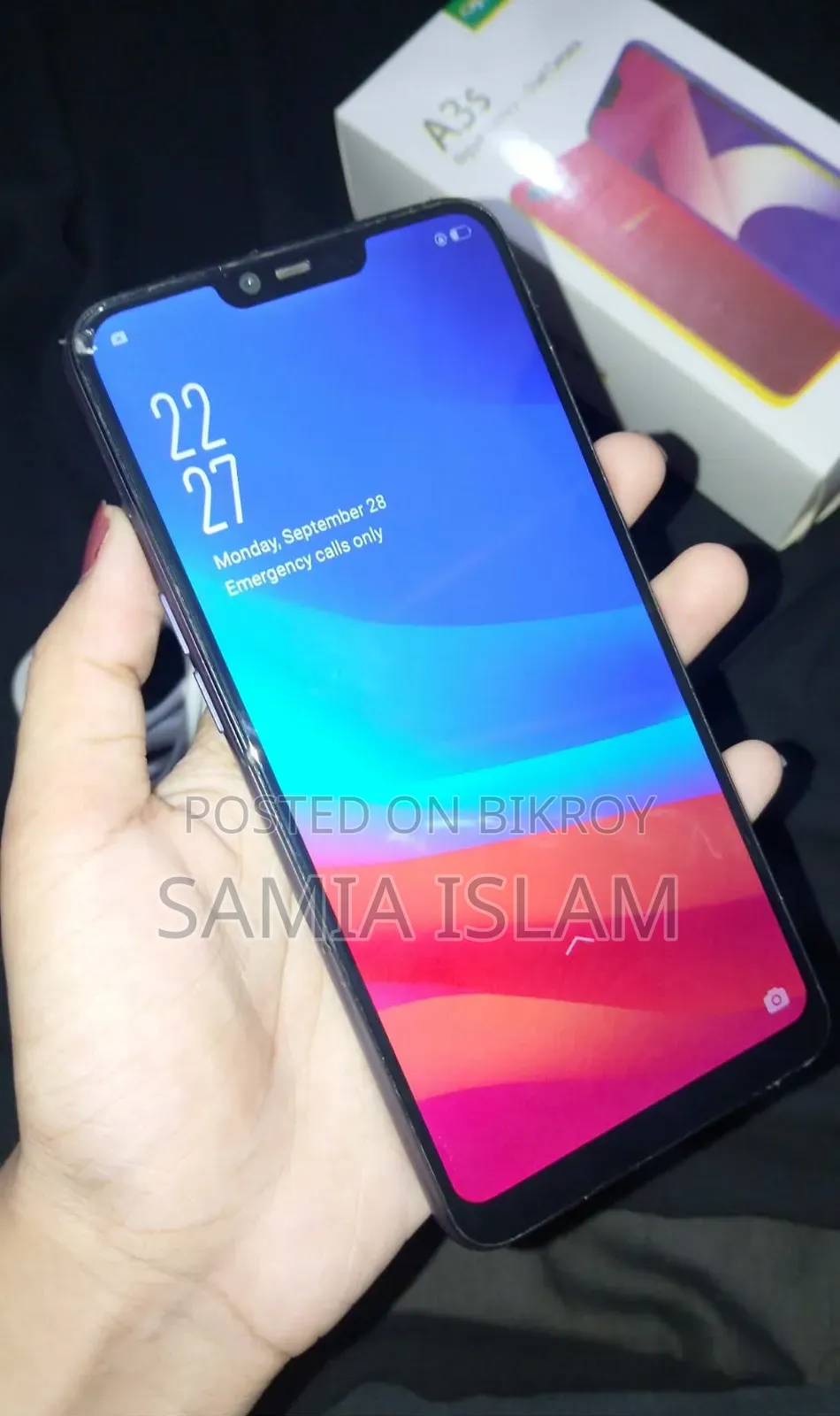 Oppo A3s 256 GB Black