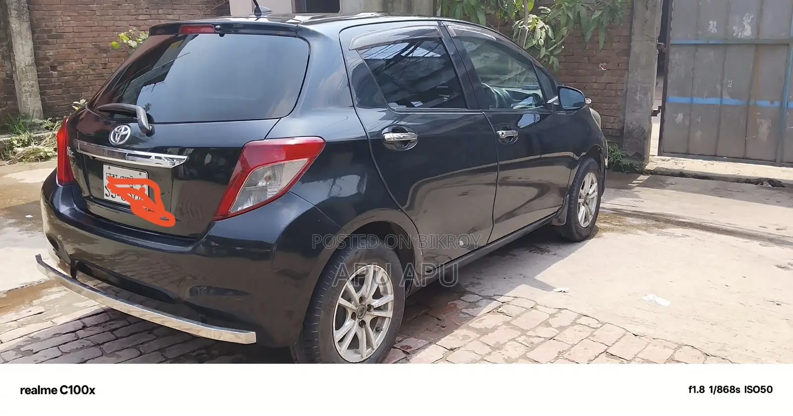 টয়োটা ভিটজ ২০১১ কালো