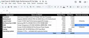 Desktop Computer 16GB Intel Core i5 SSD 256GB