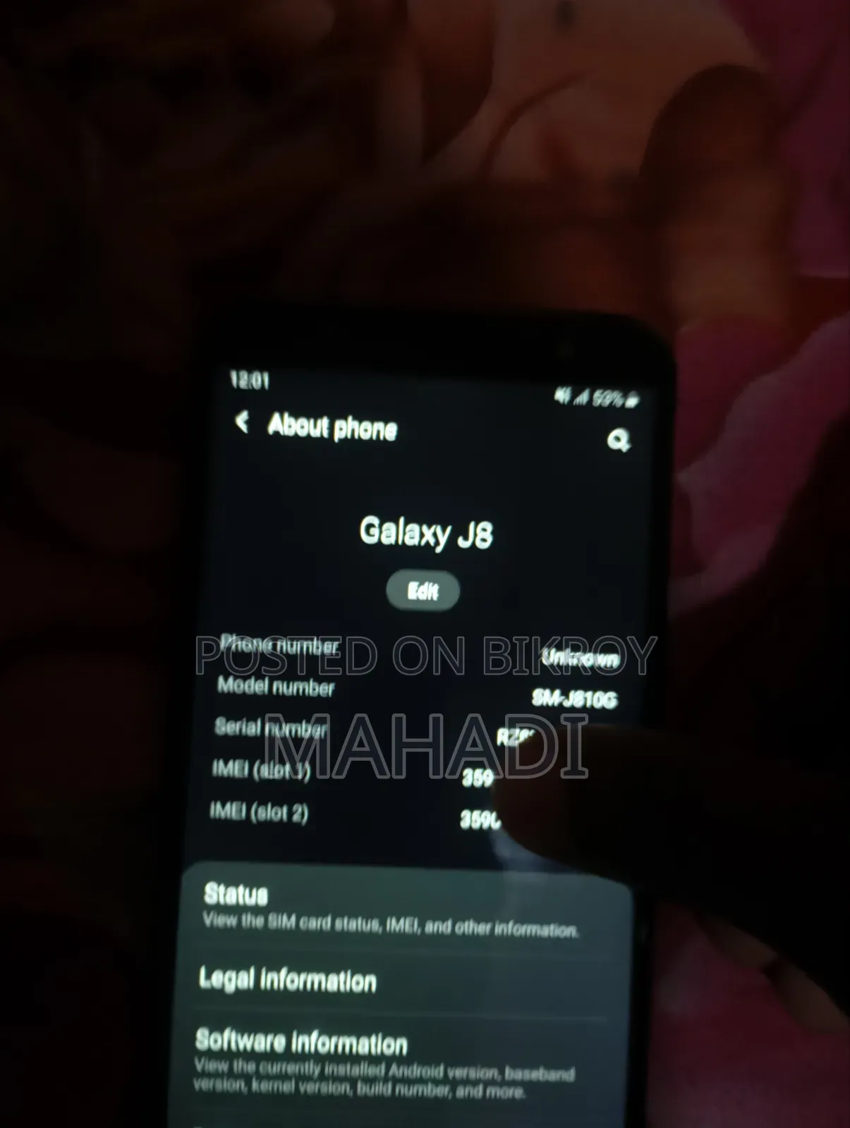 স্যামসাং গ্যালাক্সি জে৮ ৬৪ জিবি ব্ল্যাক