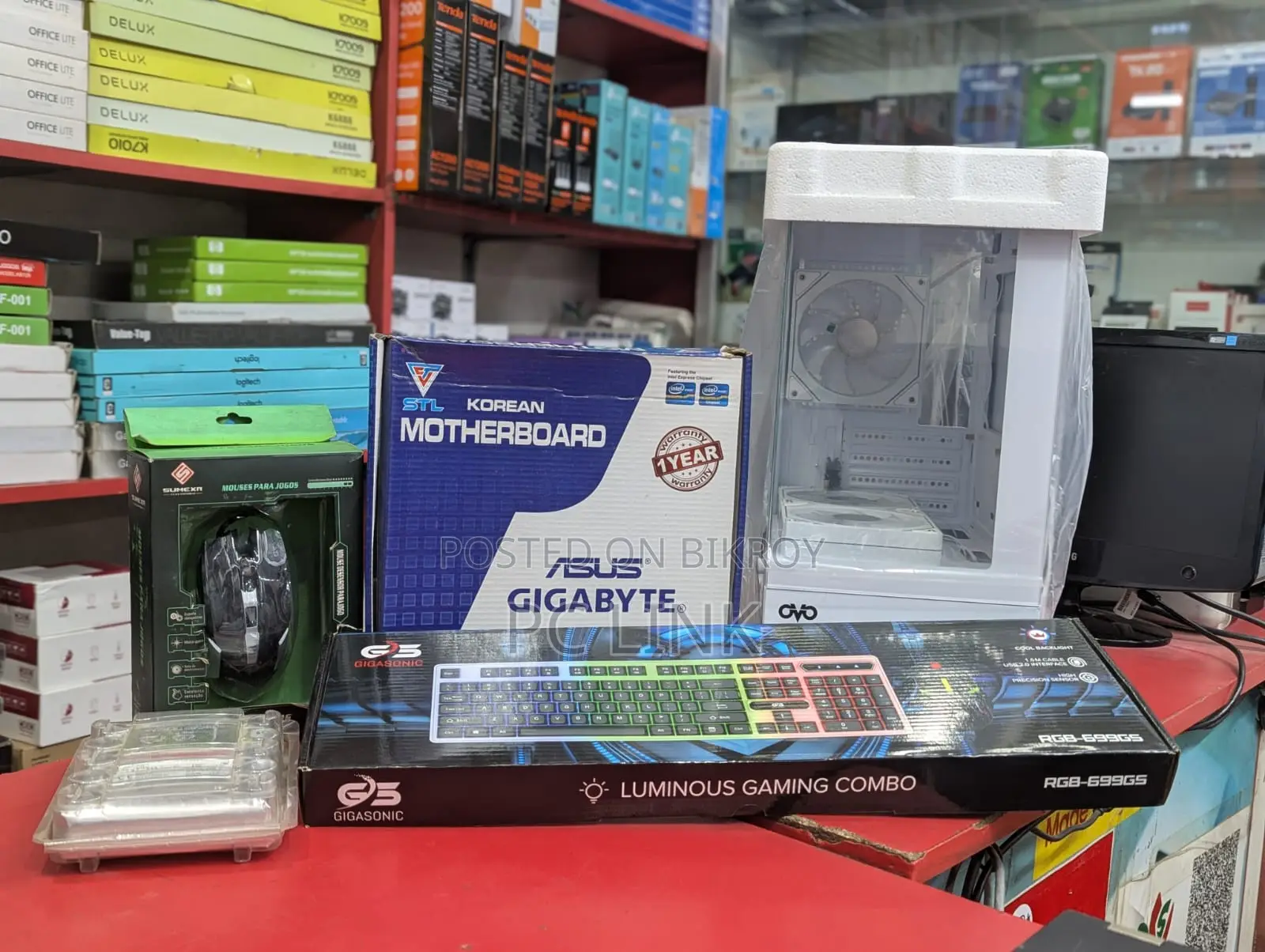 New Gigabyte GA-H110MSTX-HD3-ZK 8GB Intel Core i5 HDD 1TB