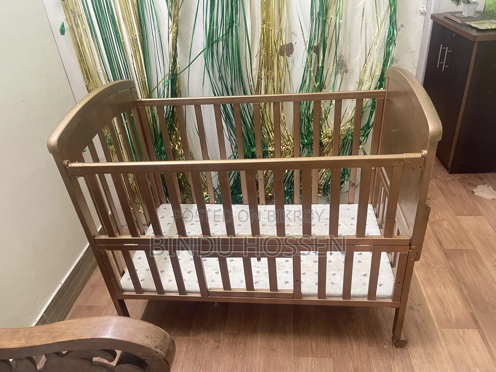 Baby Cot . Not Used So Will Sell BCZ No Space At Home To Keep