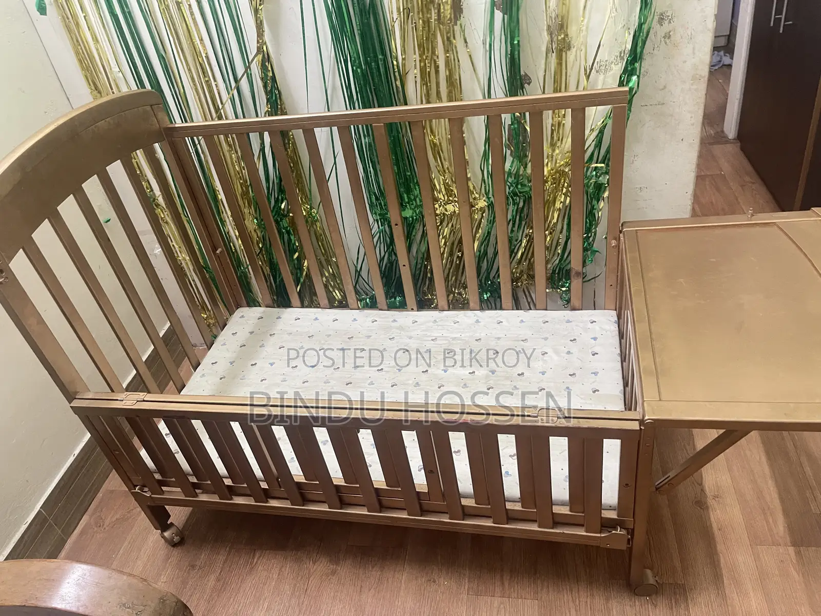 Baby Cot . Not Used So Will Sell BCZ No Space At Home To Keep