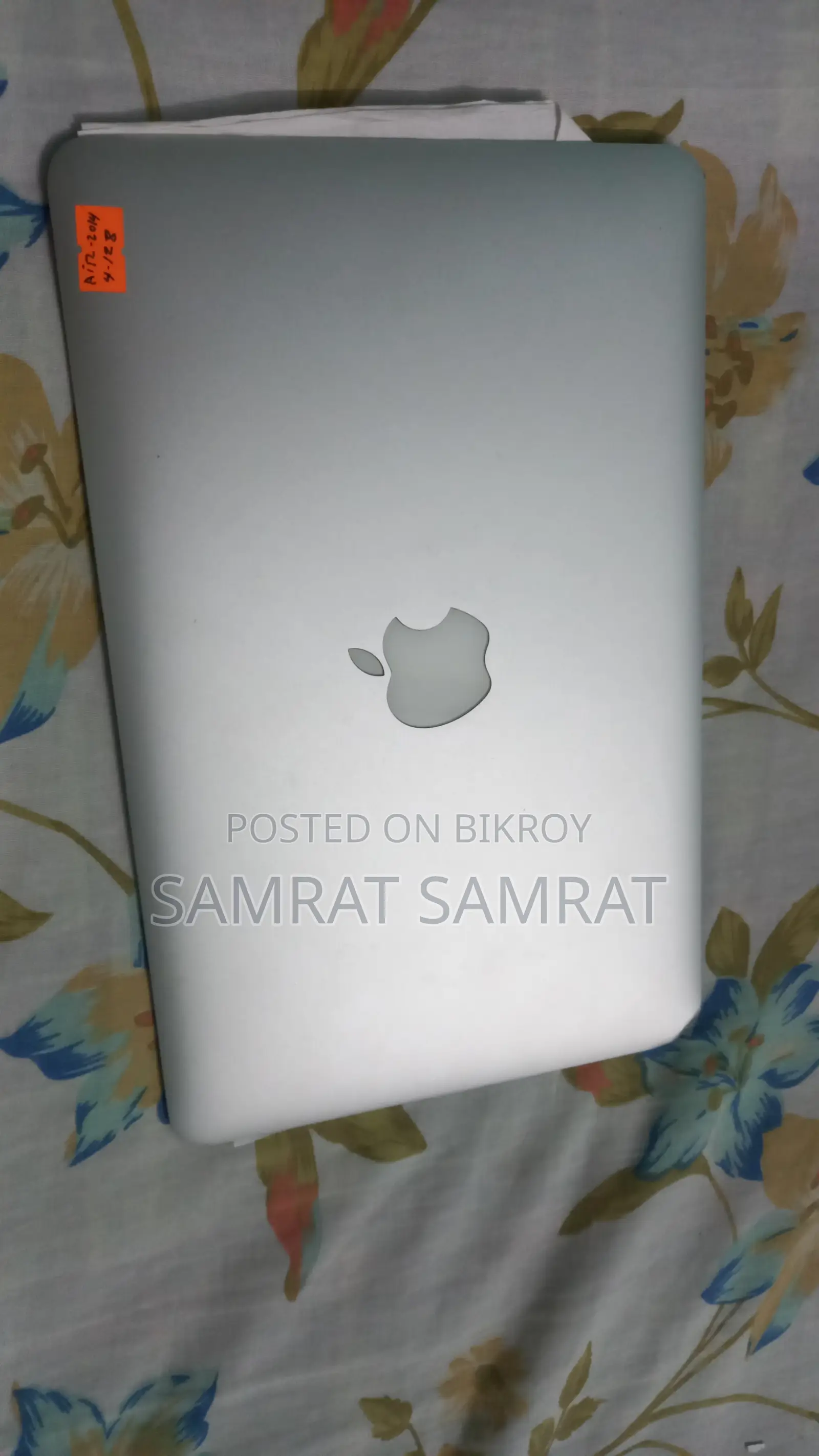ল্যাপটপ অ্যাপল ম্যাকবুক এয়ার ২০১৪ ৪জিবি ইন্টেল কোর আই৫ এসএসডি ১২৮জিবি
