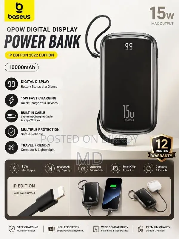 10000mAh Power Bank