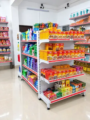 Supermarket End Gondola Double Side Gondola Rack