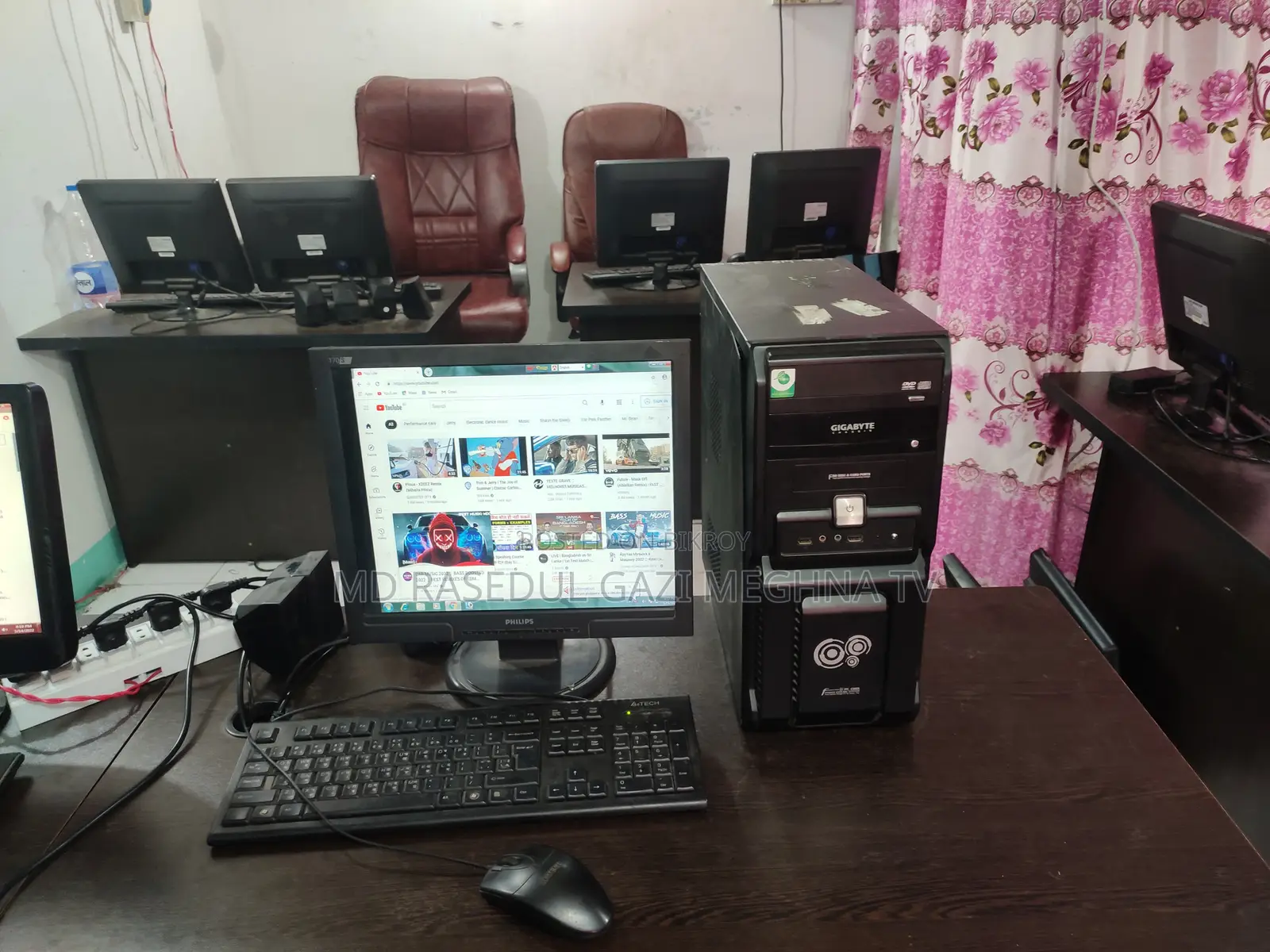 Desktop Computer Gigabyte 4GB Intel Core i3 SSD 500GB