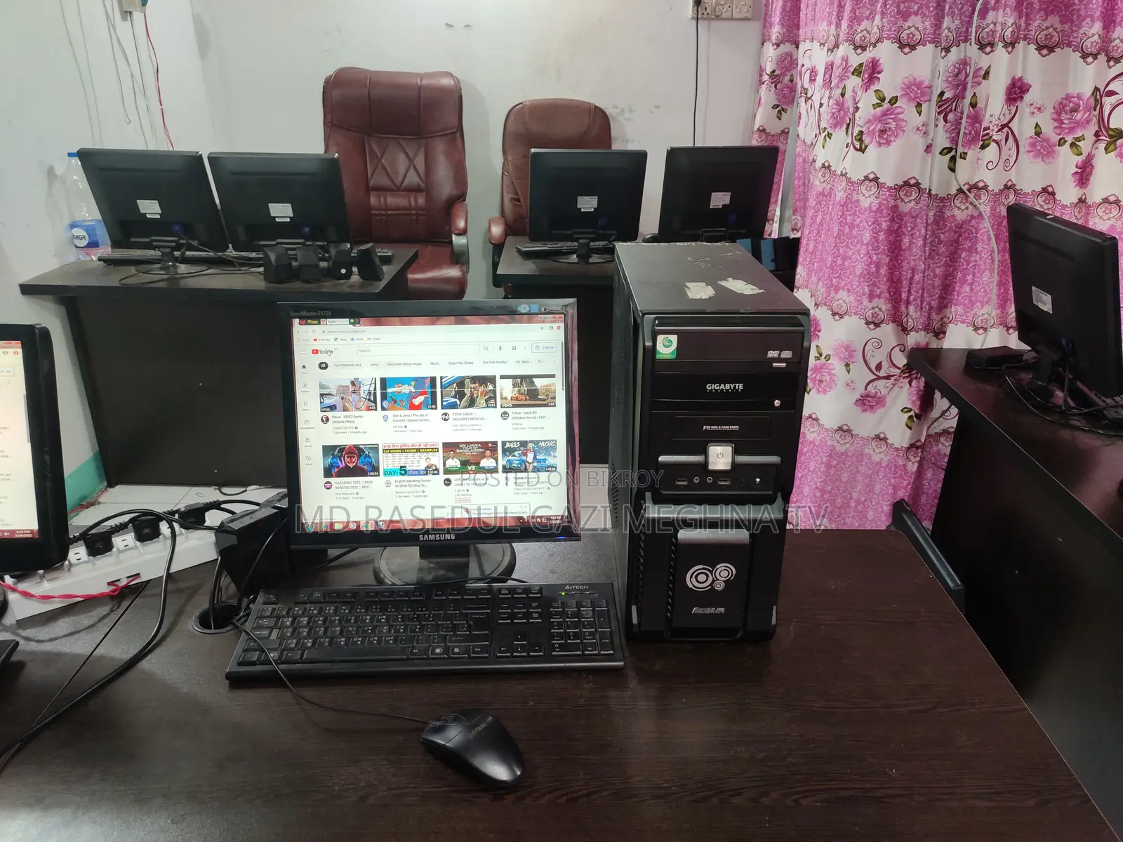 Desktop Computer Gigabyte 4GB Intel Core i3 SSD 500GB