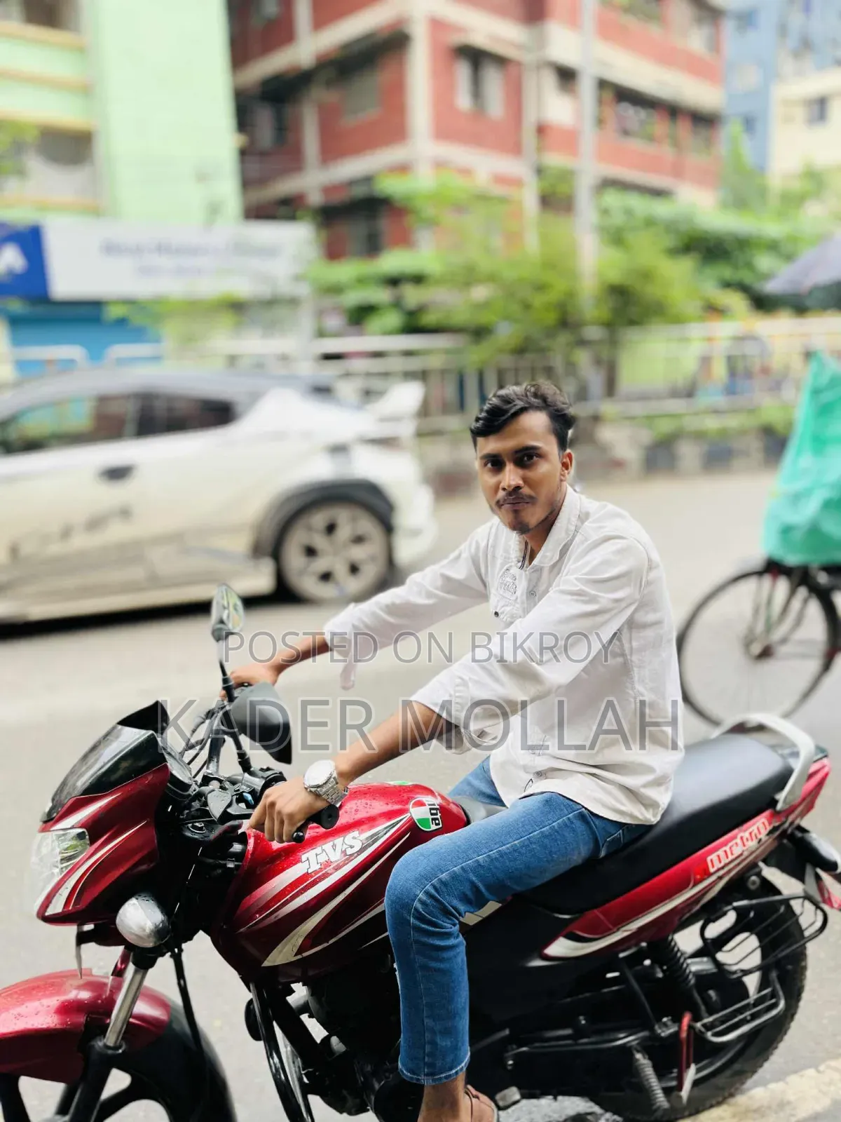 TVS Metro 2016 Red