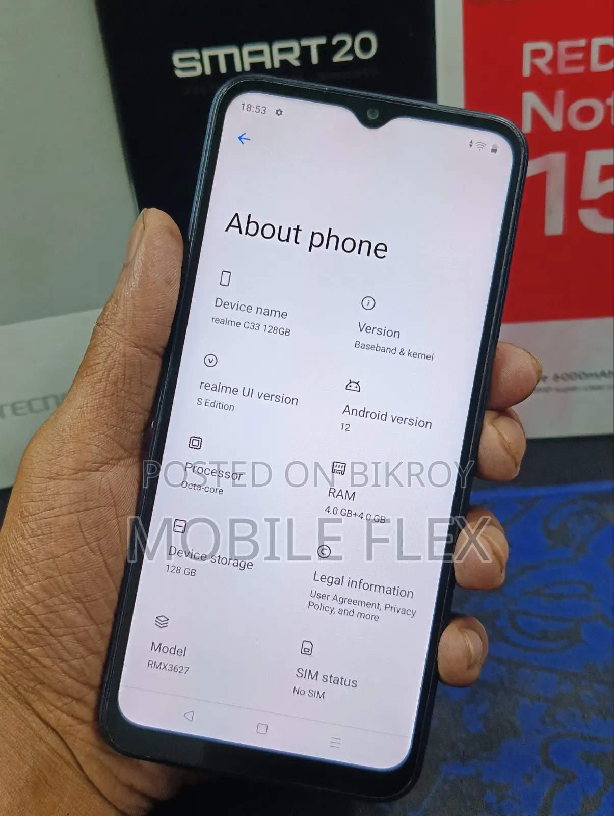 Realme C33 2023 128 GB Black