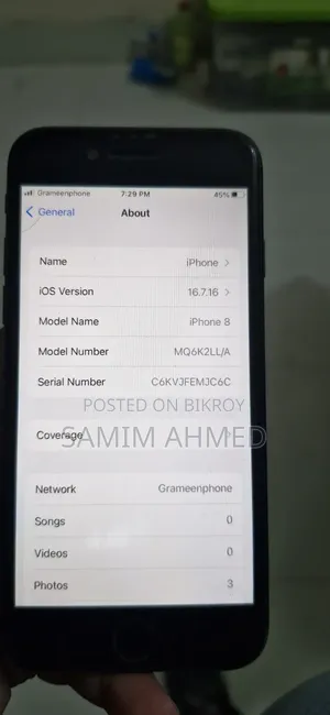 Apple iPhone 8 64 GB Gray