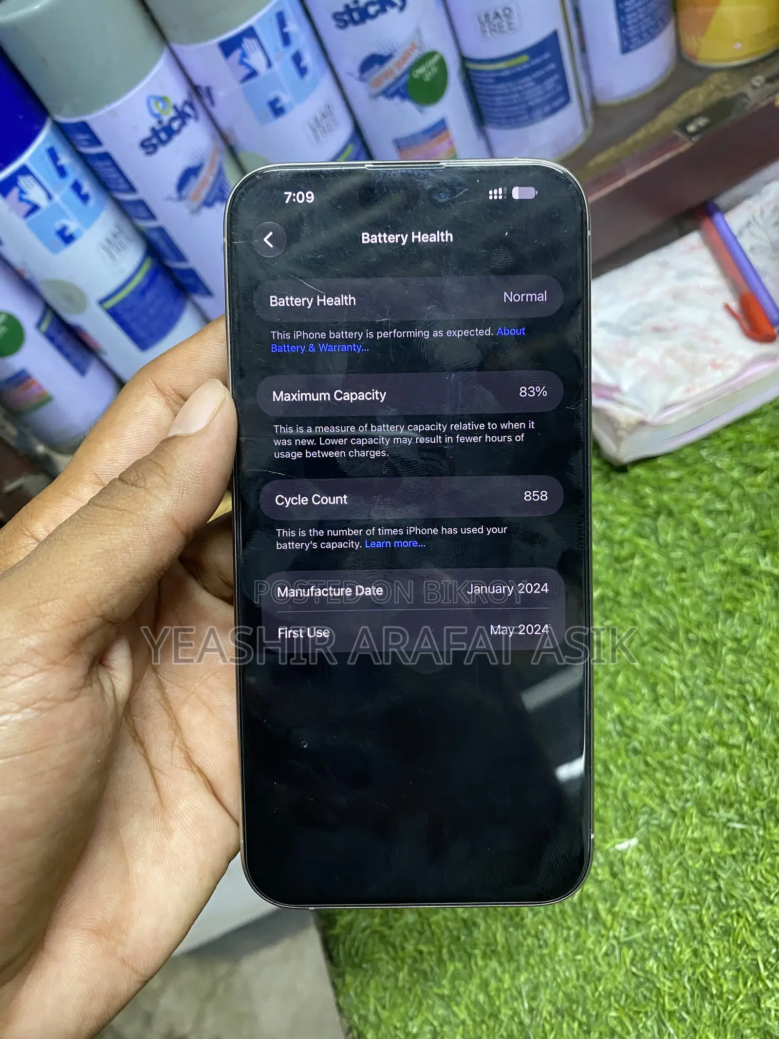 Apple iPhone 15 Pro Max 256 GB Silver