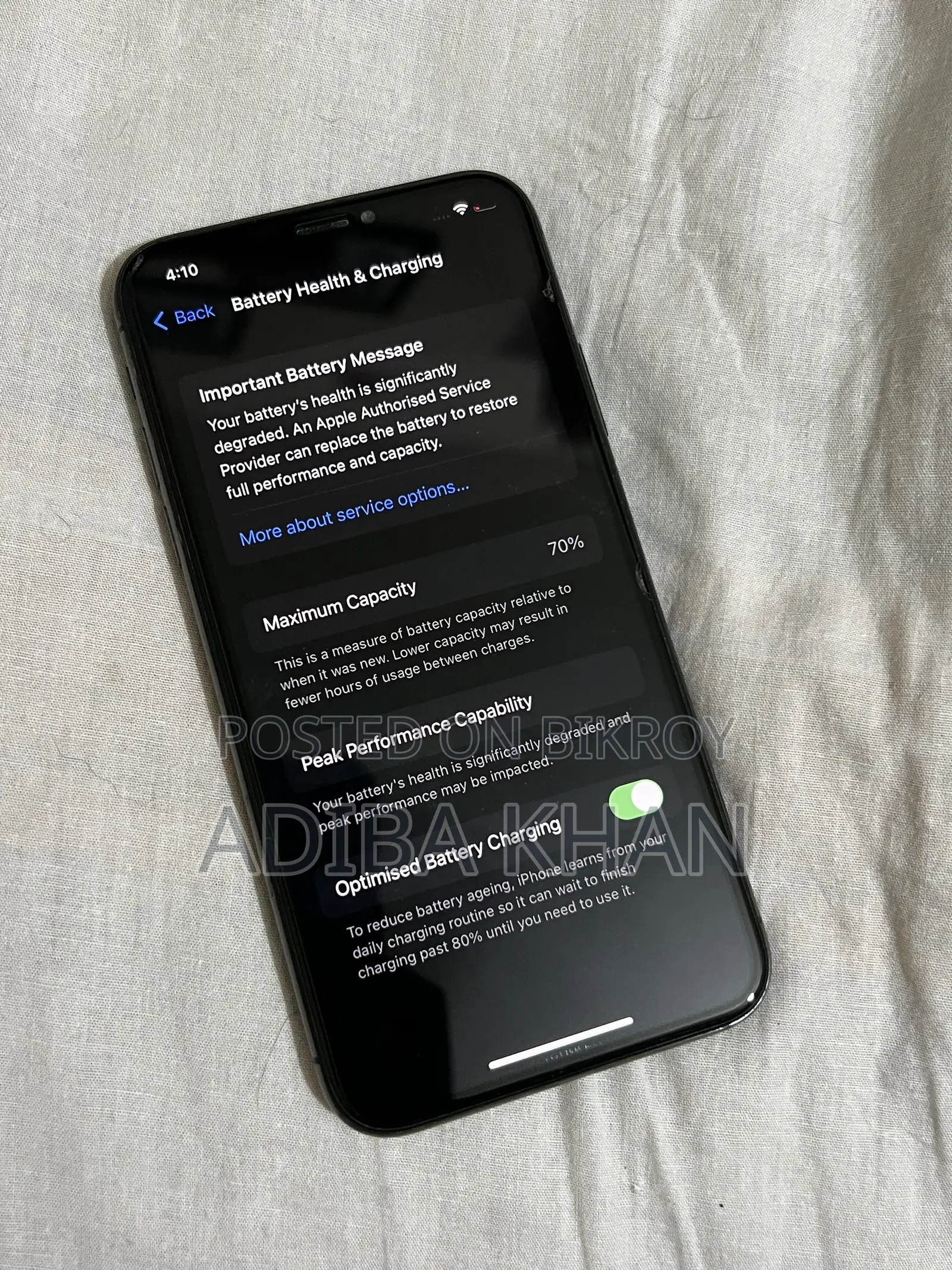 Apple iPhone X 64 GB Black