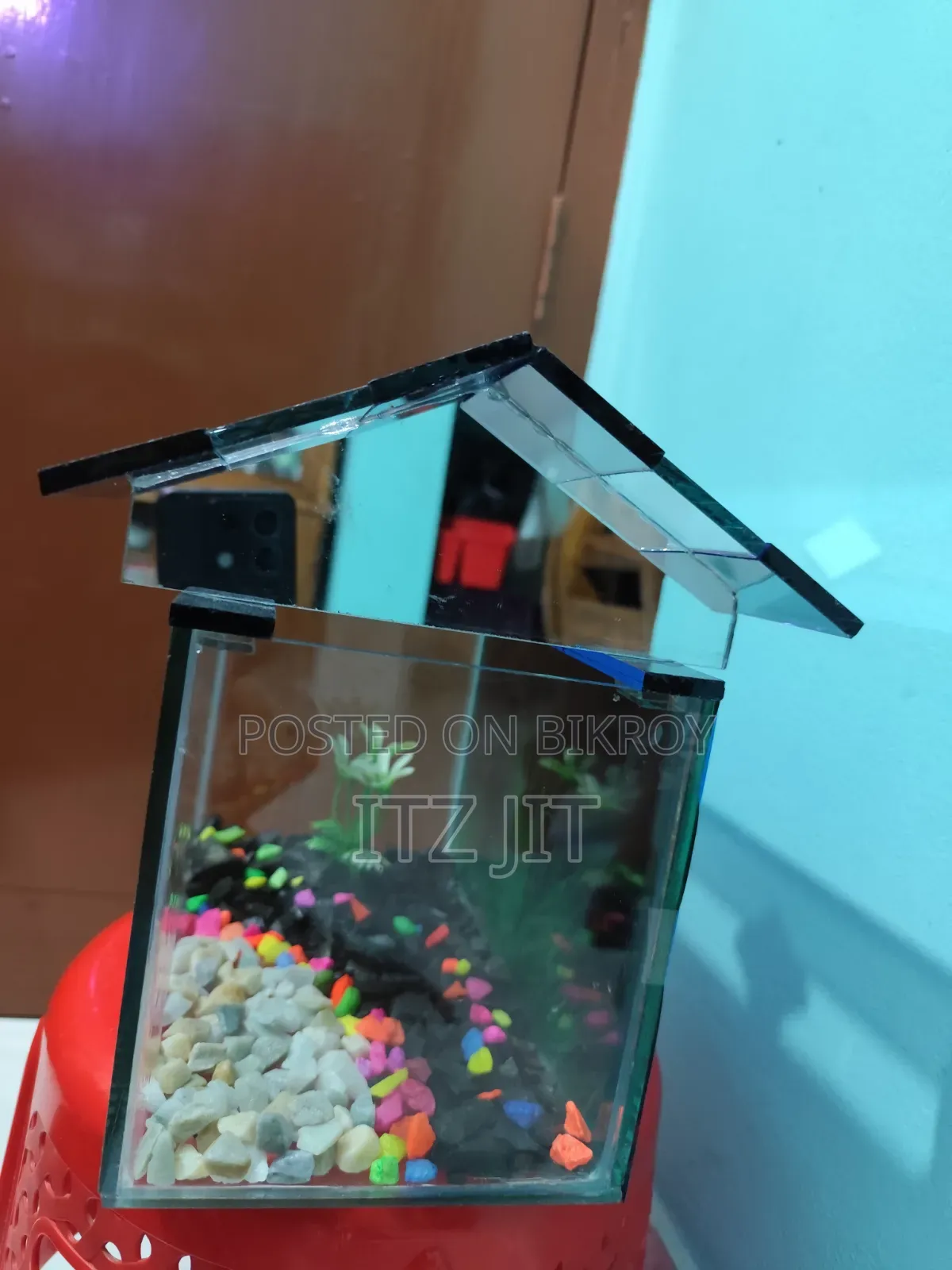 ১ ফিট বায় ৭ উচ্চতা ১১ ইঞ্চ ঢাকনা সহ একুরিয়াম