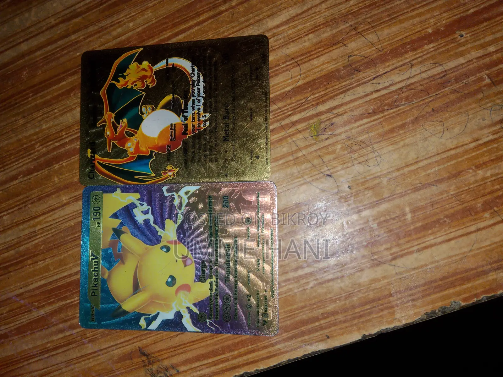 Pokemon Gold and Rainbow Card