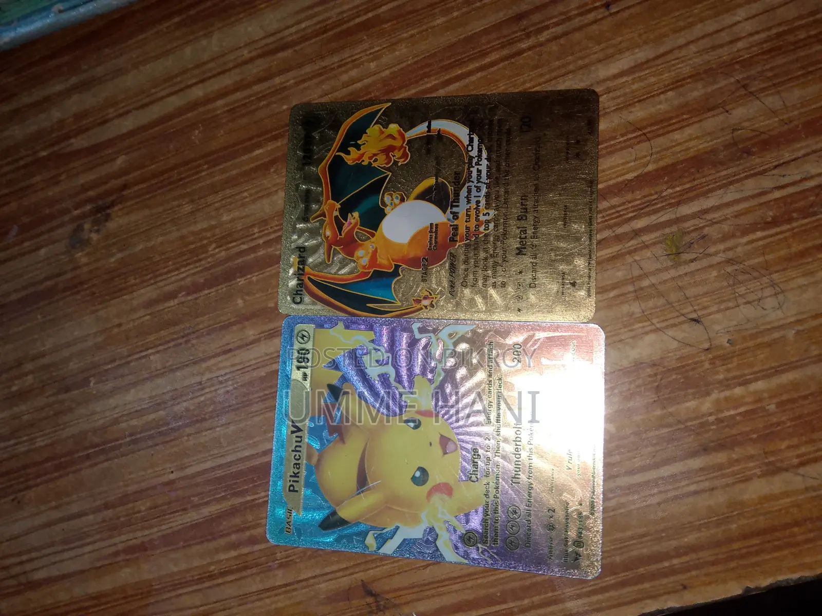 Pokemon Gold and Rainbow Card