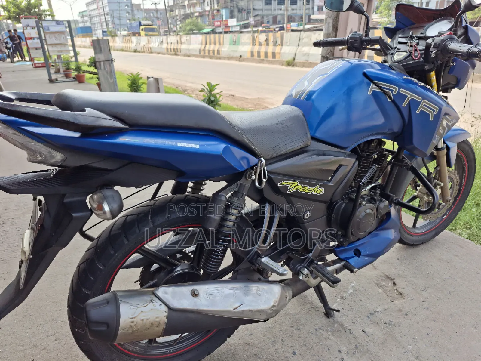 টিভিএস অ্যাপাচি আরটিআর ১৬০ টুভি ২০১৮ ব্লু