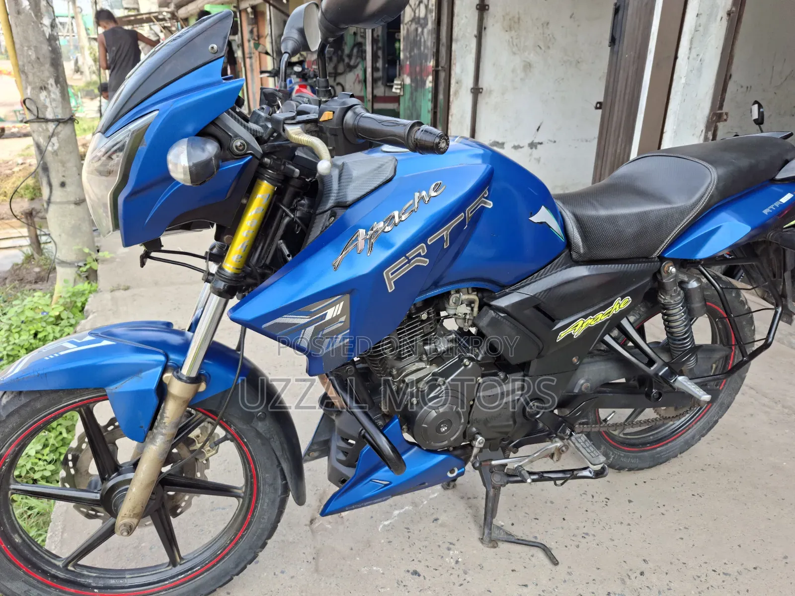 টিভিএস অ্যাপাচি আরটিআর ১৬০ টুভি ২০১৮ ব্লু