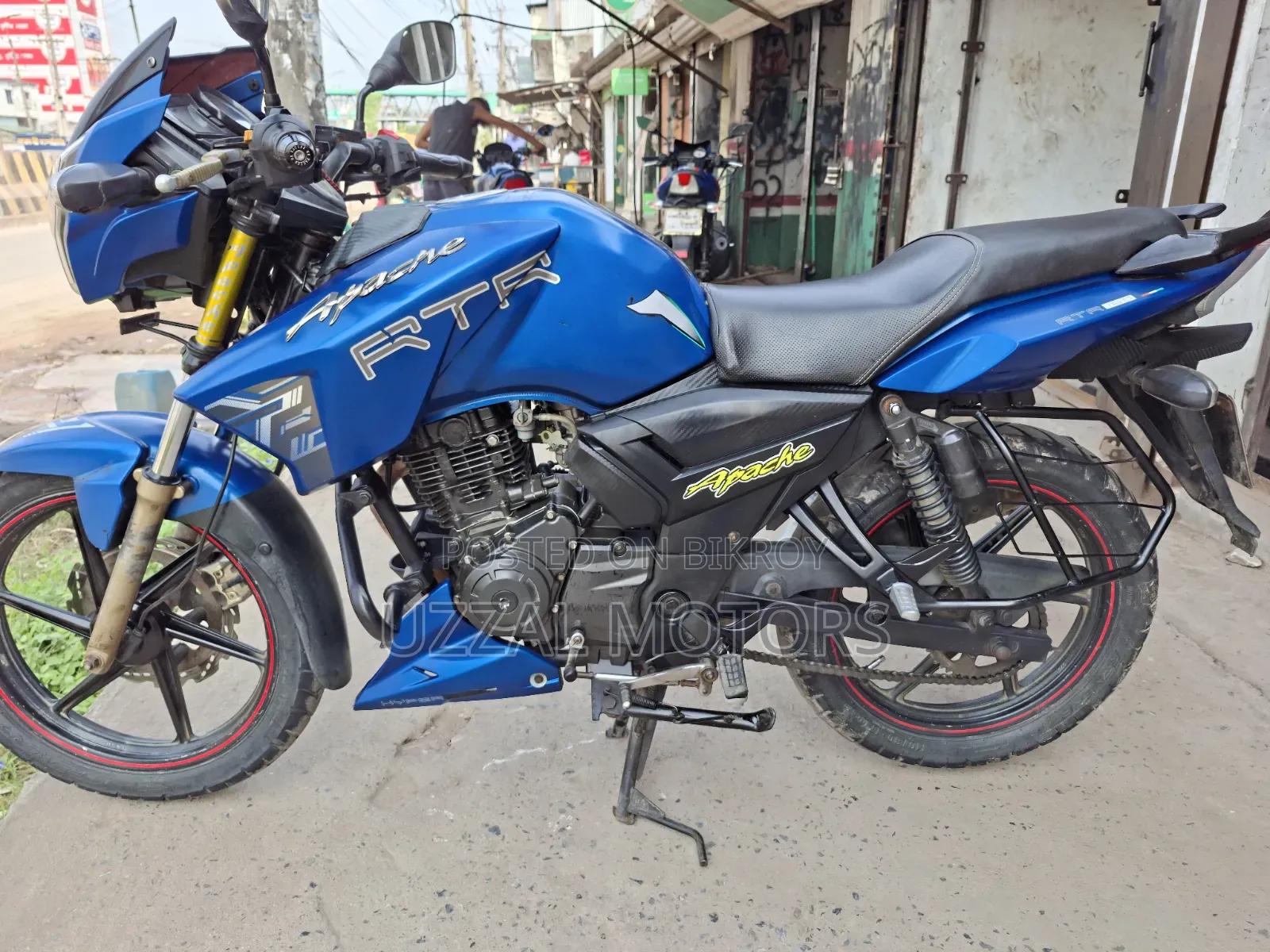 টিভিএস অ্যাপাচি আরটিআর ১৬০ টুভি ২০১৮ ব্লু