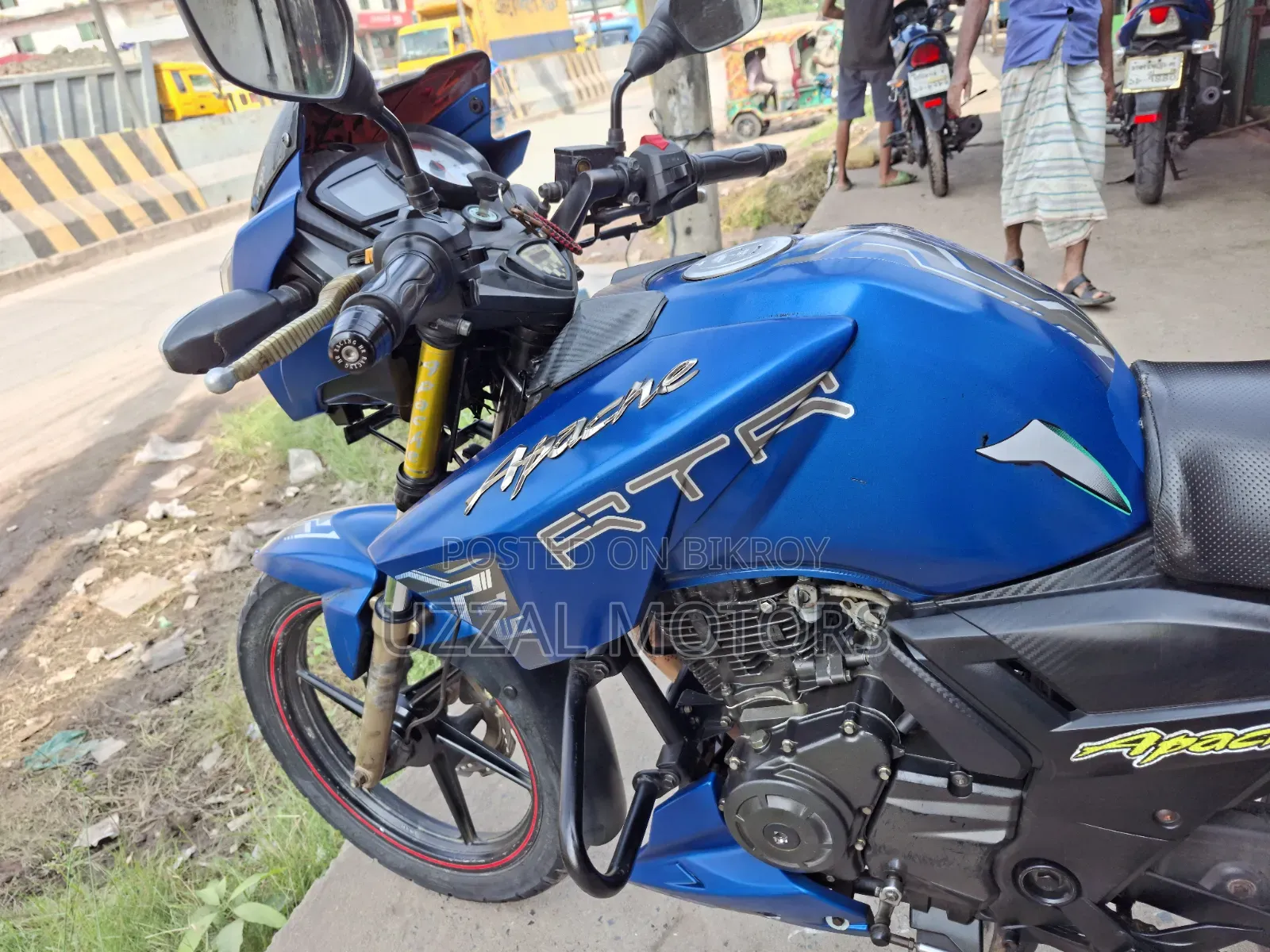 টিভিএস অ্যাপাচি আরটিআর ১৬০ টুভি ২০১৮ ব্লু