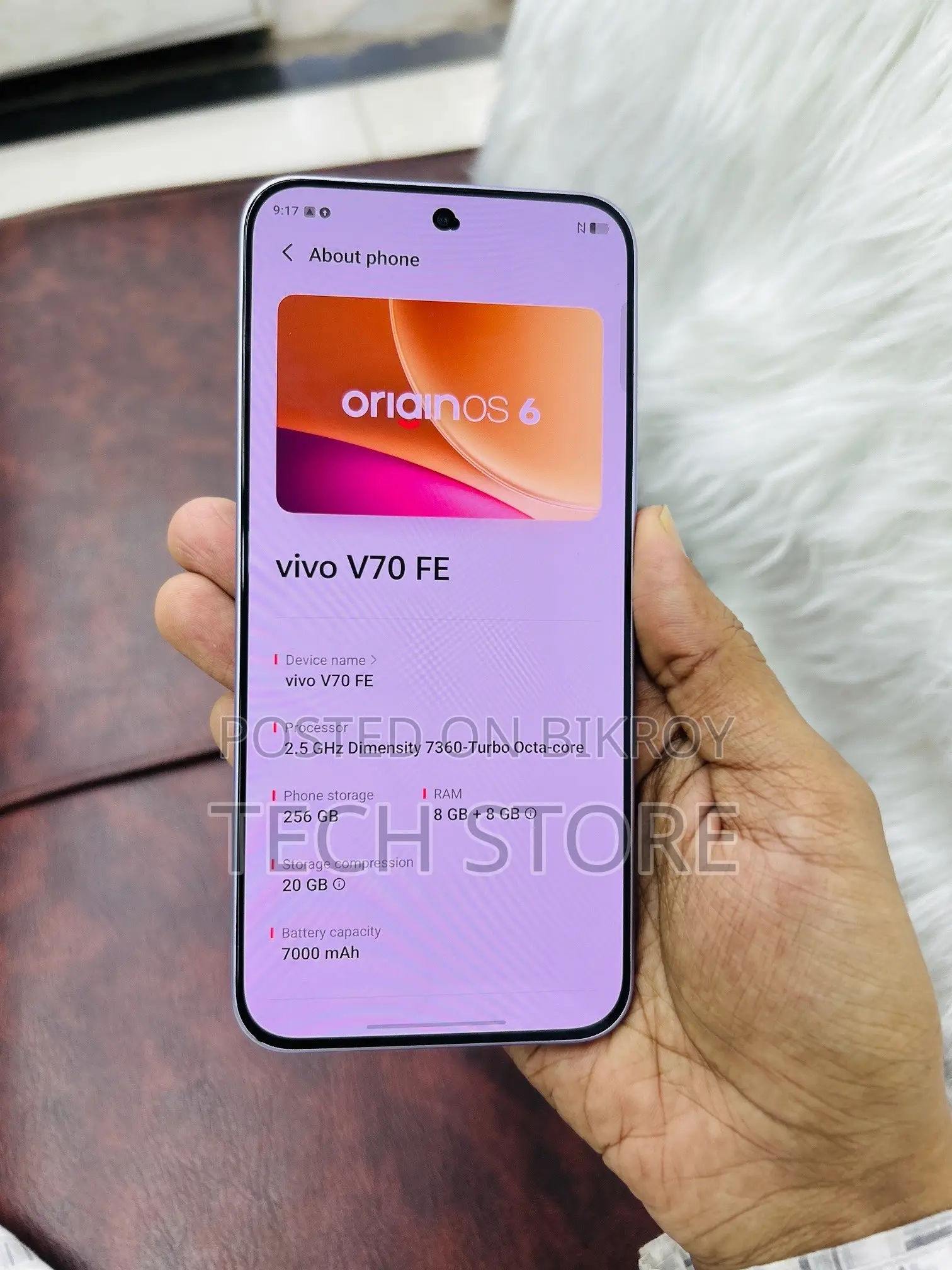 Vivo V70 256 GB Purple